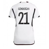 Billiga Tyskland Ilkay Gundogan #21 Hemma fotbollskläder Dam VM 2022 Kortärmad